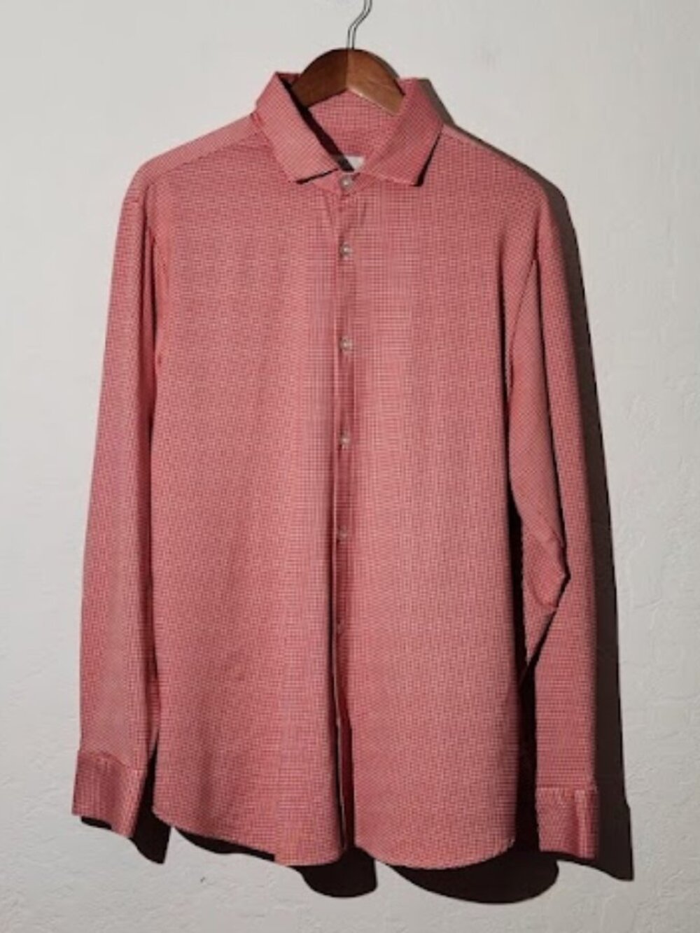 Mizzen & Main Men's Long Sleeve Button-Down Shirt Size XL Trim Fit